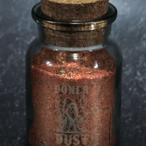 Gewürzglas „Döner Dust“ mit Korkverschluss