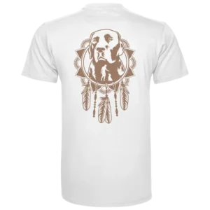 T-Shirt mit Labrador-Motiv im Dreamcatcher-Stil